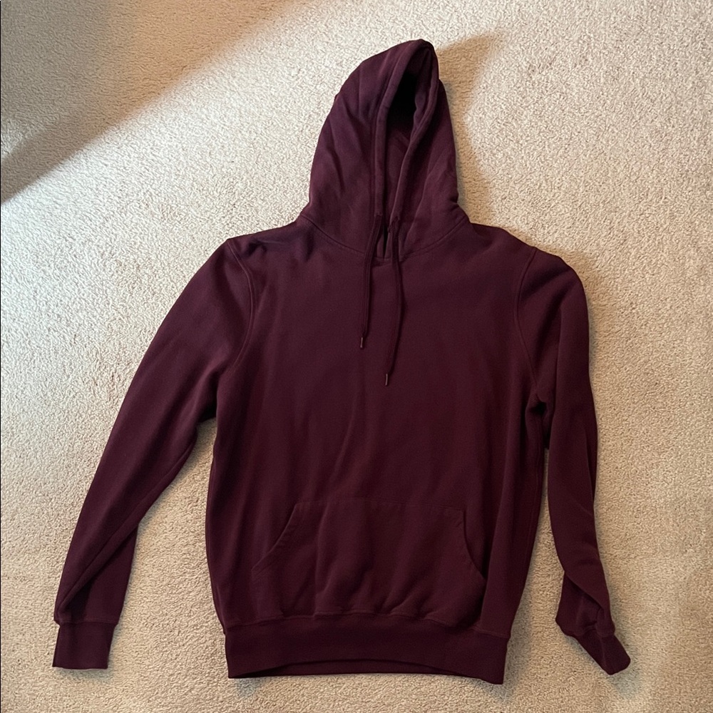 Men's American Tall Burgundy Hoodie
